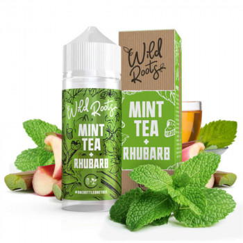 Mint Tea with Rhubarb 100ml Shortfill Liquid by Wild Roots Mint Tea with Rhubarb 100ml Shortfill Liquid by Wild Roots