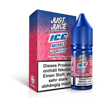 Wild Berries & Aniseed Ice 10ml 20mg NicSalt Liquid by Just Juice