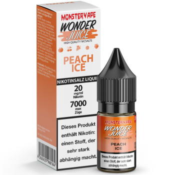 Wonder Juice Peach Ice NicSalt Liquid