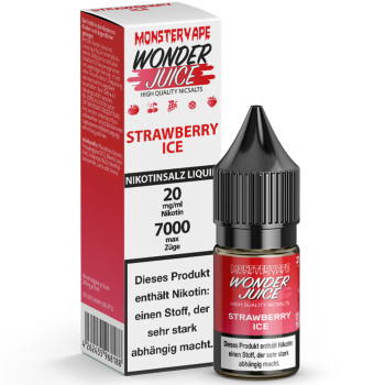 Wonder Juice Strawberry Ice NicSalt Liquid