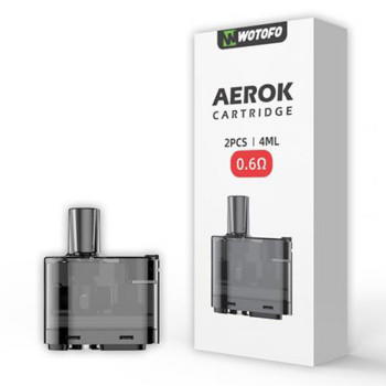 Wotofo Aerok Pod Ersatzpod 2er Pack 0,6Ohm