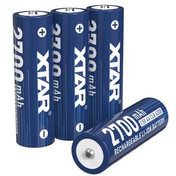 XTAR AA 1.5V CLR 4300 Li-Ion Akku 2700mAh 4er Pack