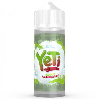 Apple Cranberry 100ml Shortfill Liquid by YeTi