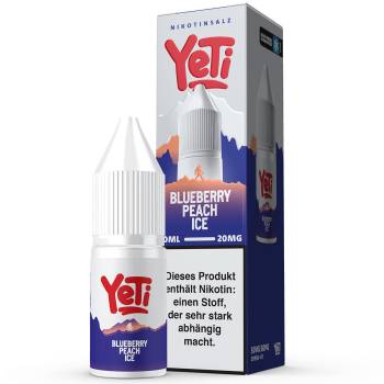 YeTi Summit Blueberry Peach Ice NicSalt Liquid 10ml / 20mg