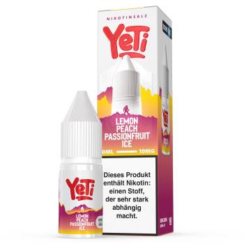 YeTi Summit Lemon Peach Passionfruit Ice NicSalt Liquid