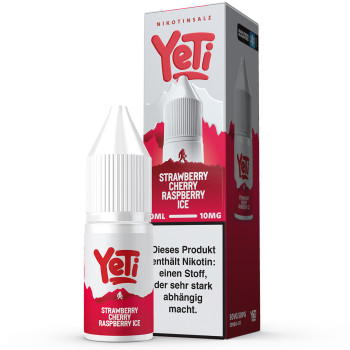 YeTi Summit Strawberry Cherry Raspberry Ice NicSalt Liquid 10ml / 10mg