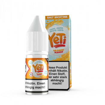 Orange Mango 10ml 20mg Nic Salt Liquid by Yeti