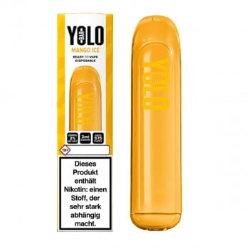Yolo Bar E-Zigarette 575 Züge 550mAh NicSalt Mango Ice 20mg