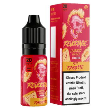 Red Pineapple 10ml Hybrid NicSalt Liquid by Revoltage 10ml / 20mg