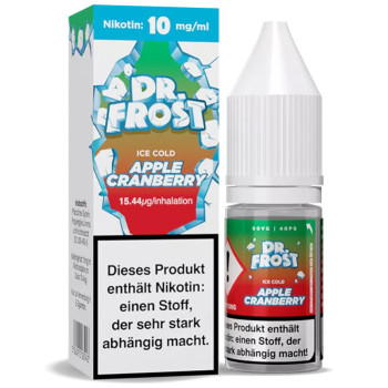 Apple Cranberry 10ml 10mg NicSalt Liquid by Dr. Frost