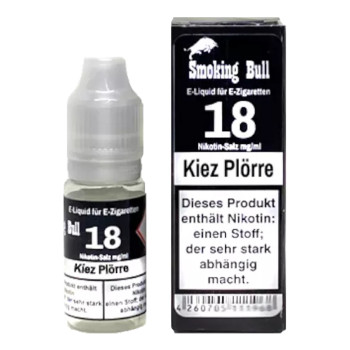 Kiez Plörre 10ml NicSalt Liquid by Smoking Bull 18mg