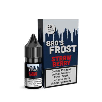 Strawberry 10ml 20mg NicSalt Liquid by The Bro´s Frost