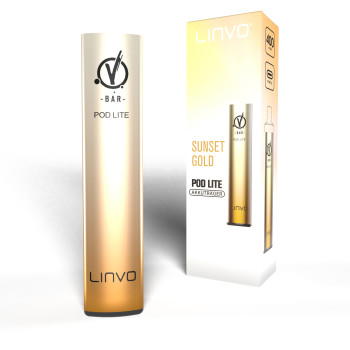 Linvo Pod Lite 400mAh Prefilled Pod System Mod Sunset Gold