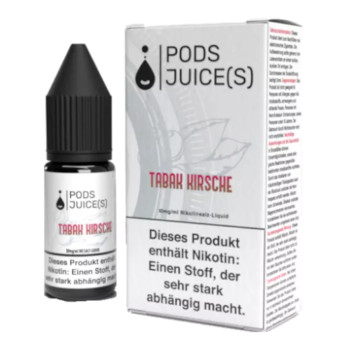 Tabak Kirsche NicSalt Liquid by Pods Juice(s)