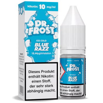 Blue Razz 10ml 10mg NicSalt Liquid by Dr. Frost