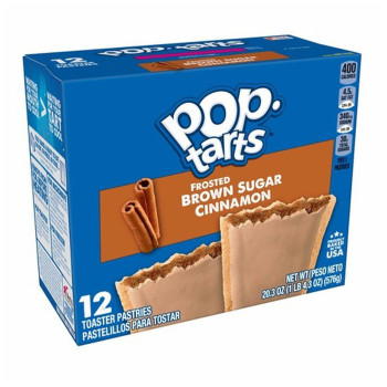 Kellogg's Pop- Tarts Frosted Brown Sugar Cinnamon - 12 Stück - 576g