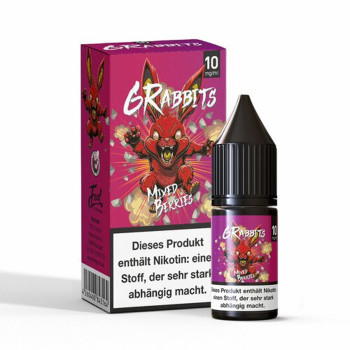 Mixed Berries Hybrid NicSalt Liquid by 6Rabbits