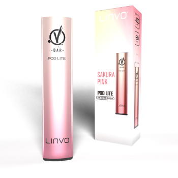 Linvo Pod Lite 400mAh Prefilled Pod System Mod Sakura Pink