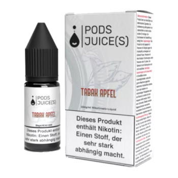 Tabak Apfel NicSalt Liquid by Pods Juice(s) 10ml / 10mg