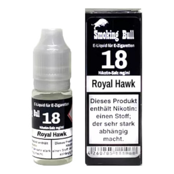 Royal Hawk 10ml NicSalt Liquid by Smoking Bull 18mg
