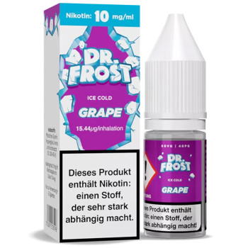 Grape 10ml 10mg NicSalt Liquid by Dr. Frost