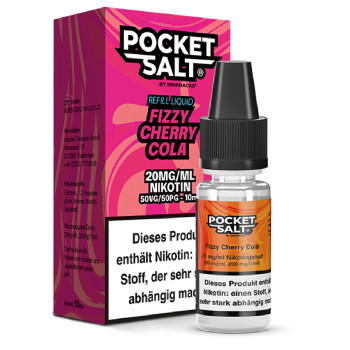 Pocket Salt Fizzy Cherry Cola Nicsalt Liquid