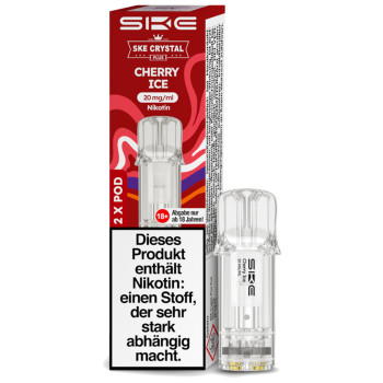 SKE Crystal Plus – Cherry Ice – Prefilled Pod 2er Pack – 2ml 20mg NicSalt