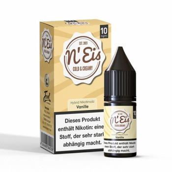 Vanille Hybrid NicSalt Liquid by n‘Eis 10ml / 10mg