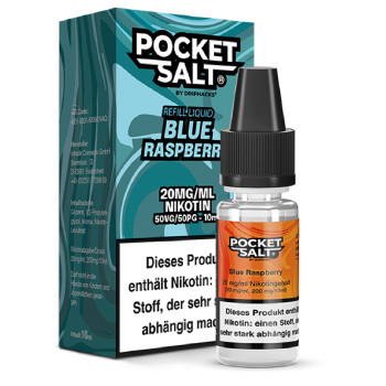 Pocket Salt Blue Raspberry Nicsalt Liquid