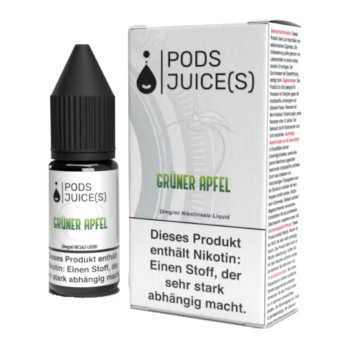 Grüner Apfel NicSalt Liquid by Pods Juice(s)