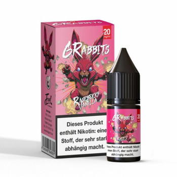 Raspberry Vanilla Hybrid NicSalt Liquid by 6Rabbits 10ml / 20mg