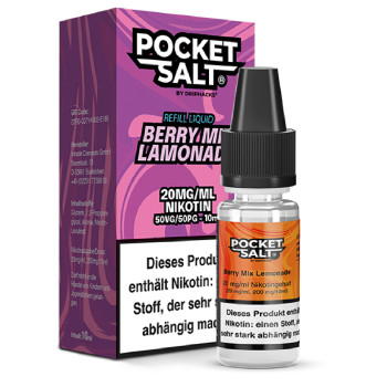 Pocket Salt Berry Mix Lemonade Nicsalt Liquid