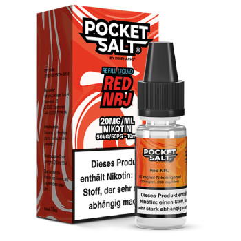 Pocket Salt Red NRJ Nicsalt Liquid