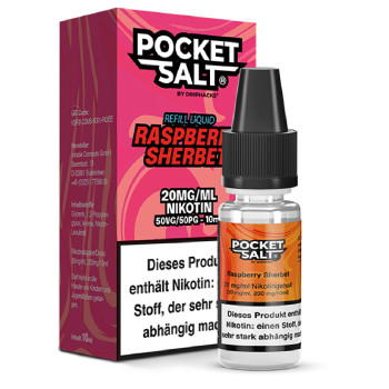 Pocket Salt Raspberry Sherbet Nicsalt Liquid