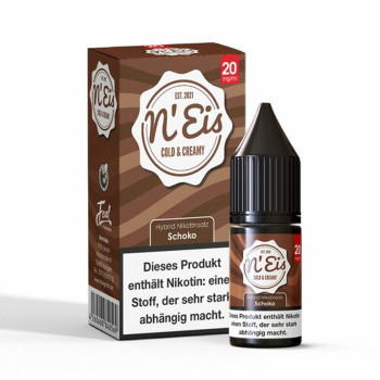 Schokolade Hybrid NicSalt Liquid by n‘Eis 10ml / 20mg