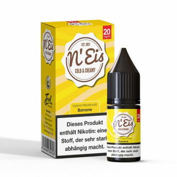 Banane Hybrid NicSalt Liquid by n‘Eis 10ml / 20mg