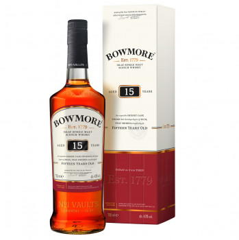 Bowmore 15 Jahre Islay Single Malt Scotch Whisky 43%Vol. 700ml