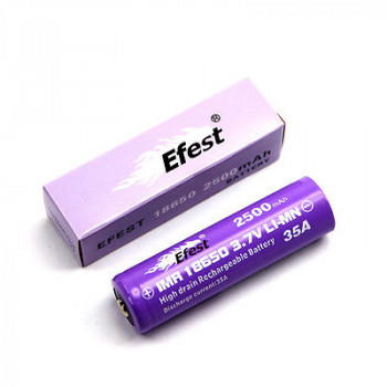 Efest Purple IMR18500 - 1000mAh15A (Button Top) ungeschützt