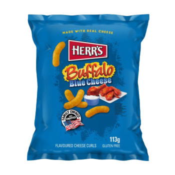 Herr's Buffalo Blue Cheese Curls Flips Chips 113g