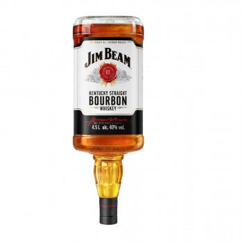 Jim Beam White Kentucky Straight Bourbon Whiskey 40% Vol. 4500ml