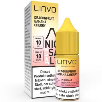Linvo Dragonfruit Banana Cherry NicSalt Liquid