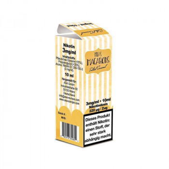 Mila's Maracons Salted Caramel e Liquid 0mg / 10ml