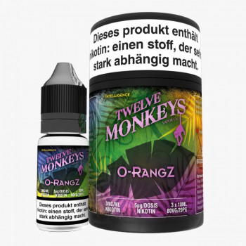 Twelve Monkeys O-Rangz 3x10ml Multipack e Liquid 6mg / 30ml