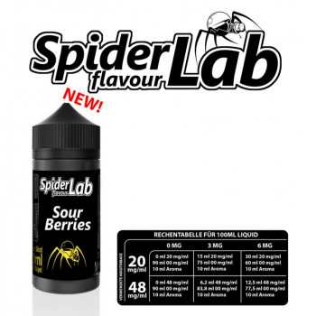 Spider Lab Sour Berrys 10ml Aroma e Liquid