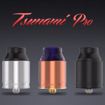 Geekavape Tsunami Pro RDA 25mm Verdampfer Schwarz