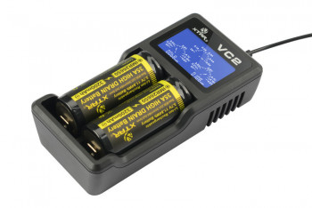 Xtar VC2 - Ladegerät für Li-Ion Akkus 3,6V - 3,7V incl. USB Kabel