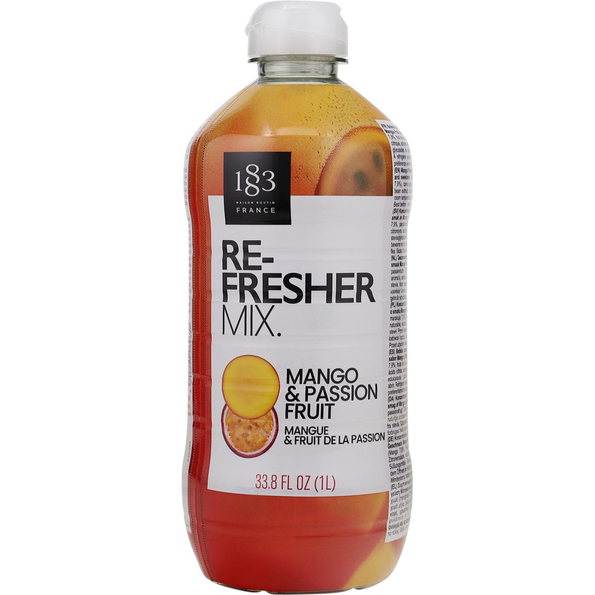 Produktbild 1883 Refresher Mix Mango & Passionfruit Sirup 1L