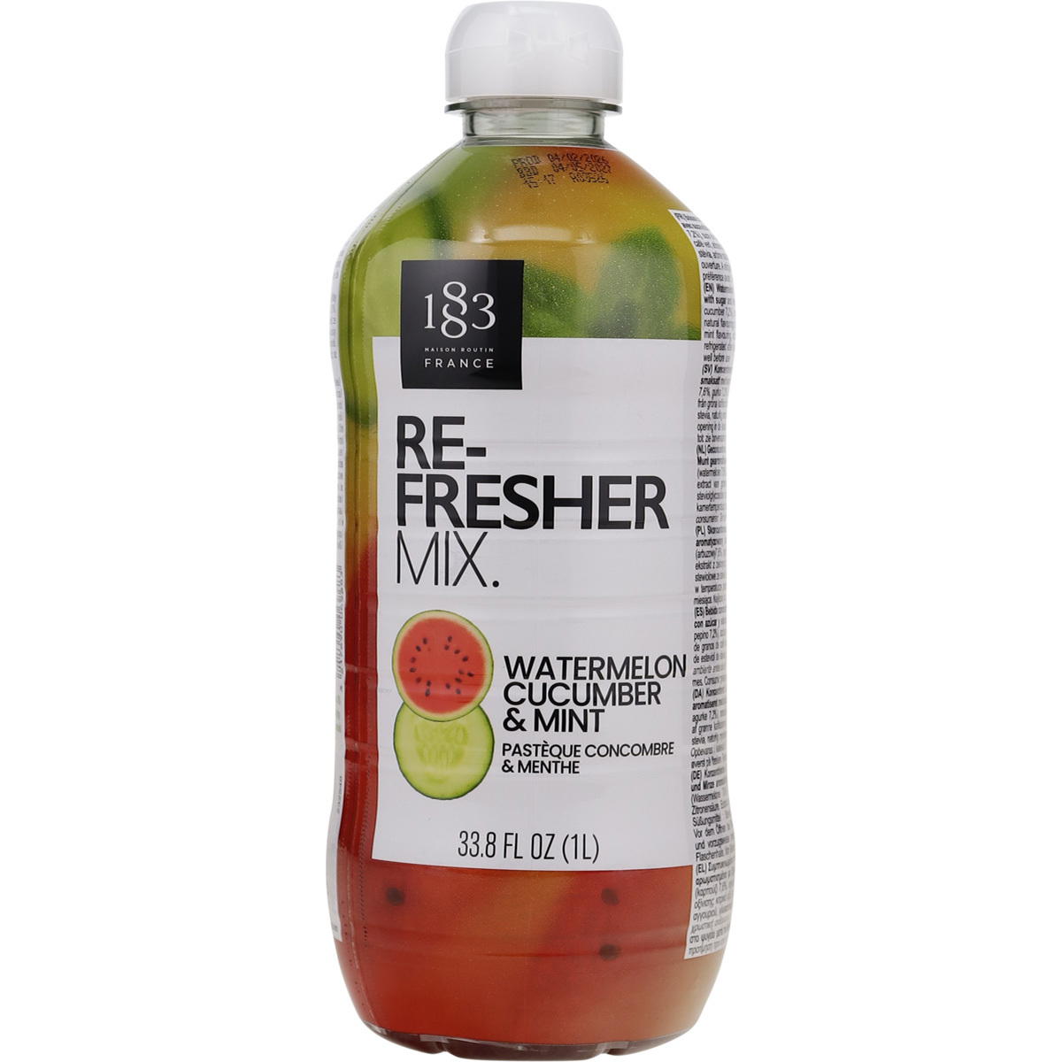 Produktbild 1883 Refresher Mix Watermelon Cucumber & Mint Sirup 1L