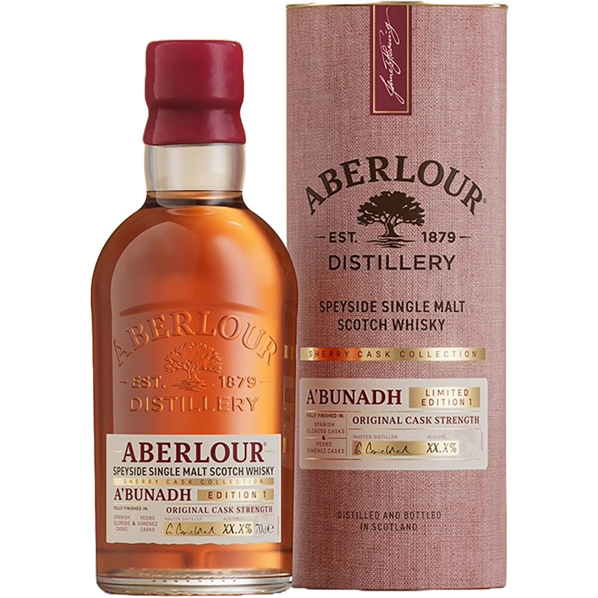 Produktbild Aberlour A'bunadh Sherry Cask Collection Edition 1 Single Malt Scotch Whisky 56,2% Vol. 700ml