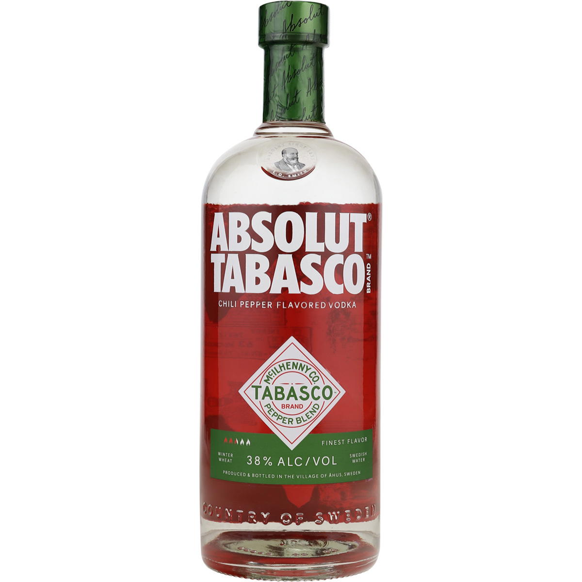 Produktbild Absolut Vodka Tabasco 38% Vol. 1L Produktbild Absolut Vodka Tabasco 38% Vol. 1L